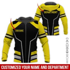 Custom Yellow 3D Hoodie - photo 6