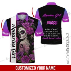 Custom Aquarius Girl 3D Hoodie - photo 2