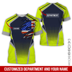 Custom Name & Department 3D Printed Shirt - photo 10