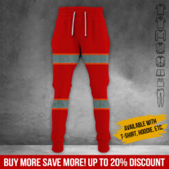 Red 3D Printed Custom Workwear Shirt - photo 13