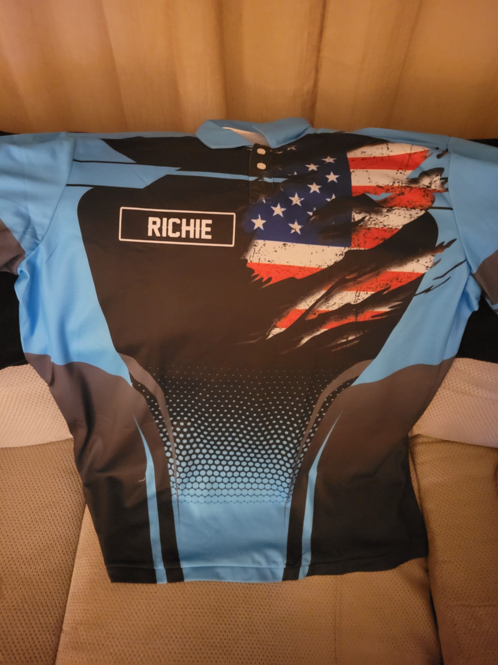 Click to view full screen Personalized Name American Workwear Style All Over Printed Clothes ND682 photo review