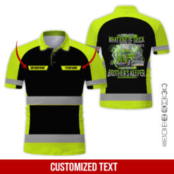 Custom Green Truck Driver 3D Hoodie - photo 11