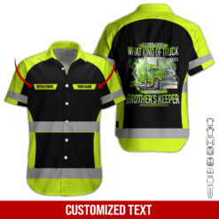 Custom Green Truck Driver 3D Hoodie - photo 12