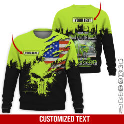 Custom Truck Driver 3D Hoodie - photo 15