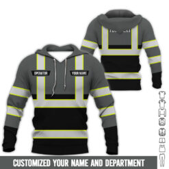 Custom Grey Workwear Style Hoodie - photo 5