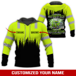 Custom Truck Driver 3D Hoodie - photo 22