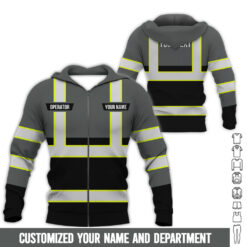 Custom Grey Workwear Style Hoodie - photo 6