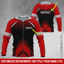 Custom Red Workwear Style Hoodie - photo 15