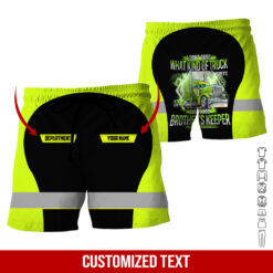 Custom Green Truck Driver 3D Hoodie - photo 16