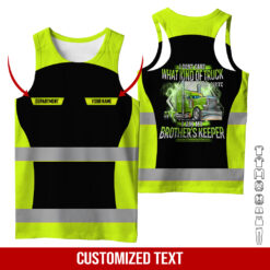 Custom Green Truck Driver 3D Hoodie - photo 17
