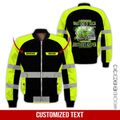 Custom Green Truck Driver 3D Hoodie - photo 18