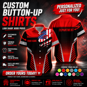 Custom Workwear Uniform | 3D All Over Printed Work Shirts – Azfancy - photo 337