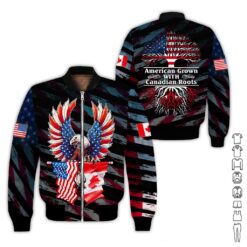 American Grown with Canadian Roots 3D Hoodie - photo 9