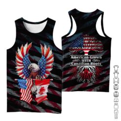 American Grown with Canadian Roots 3D Hoodie - photo 8