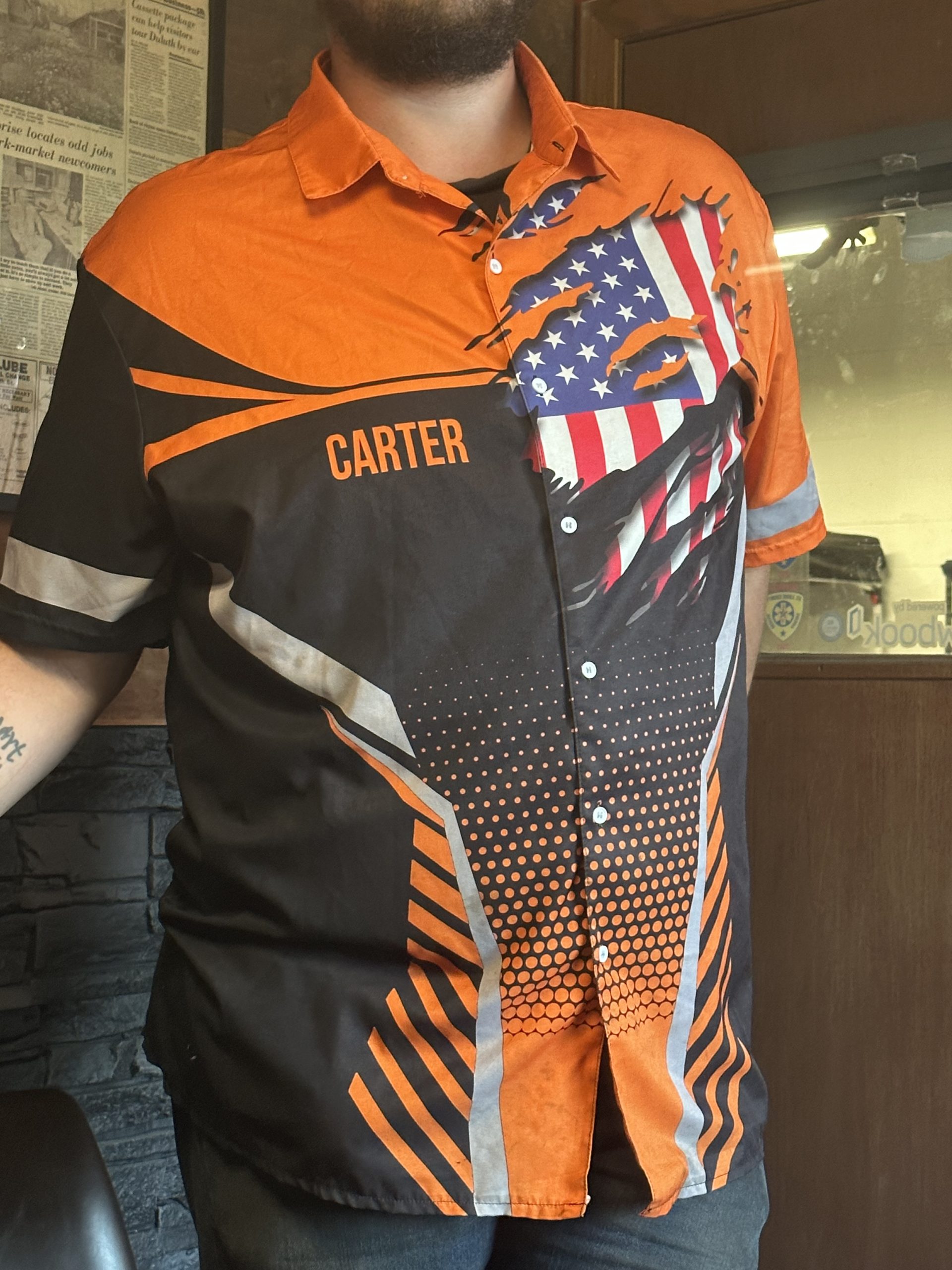Click to view full screen Custom Workwear Style 3D All Over Printed Clothes DV898 photo review
