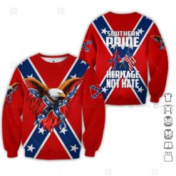 Confederate Flag 3D Hoodie - photo 4