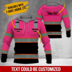 Custom Pink Workwear 3D Hoodie - photo 5
