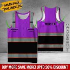 Custom Purple Workwear 3D Hoodie - photo 8