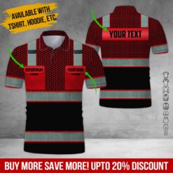 Custom Red Workwear 3D Hoodie - photo 2