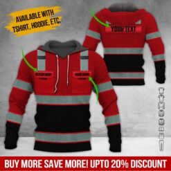 Custom Red 3D Workwear Pocket Uniform - photo 5