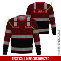 Custom Red 3D All Over Printed Work Clothes - photo 4