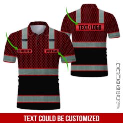 Custom Red 3D All Over Printed Work Clothes - photo 2