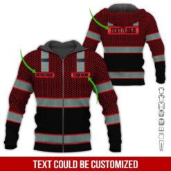 Custom Red 3D All Over Printed Work Clothes - photo 6