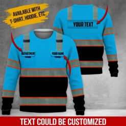 Pocket Custom Blue 3D All Over Printed Workwear - photo 4