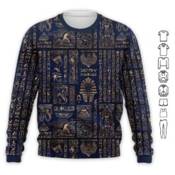 Egyptian Hieroglyphs and Symbols 3D Hoodie - photo 4
