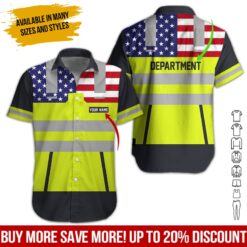 Custom American Flag Workwear Style Hoodie - photo 3