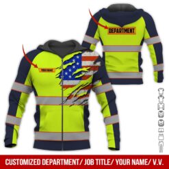 Custom Flag Workwear Style Hoodie - photo 6