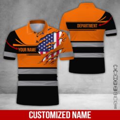 Personalized Name & Dept 3D Print Uniform - photo 2