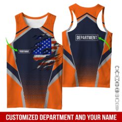 Custom Department Orange 3D Hoodie - photo 8