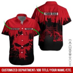 Custom Department Red 3D Hoodie - photo 3