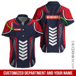 Custom Department Red Style 3D Hoodie - photo 3