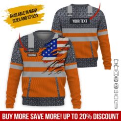Custom Text Operator 3D Hoodie - photo 4