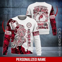 Custom Aquarius Guy 3D Hoodie - photo 4