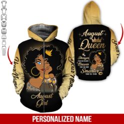 Custom August Girl 3D Hoodie - photo 6