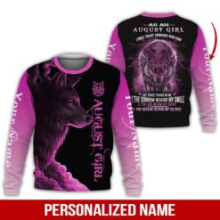 Custom August Girl 3D Hoodie - photo 4