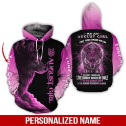 Custom August Girl 3D Hoodie - photo 5