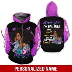 Custom August Girl 3D Hoodie - photo 6