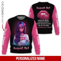 Custom August Girl 3D Hoodie - photo 4