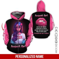 Custom August Girl 3D Hoodie - photo 6