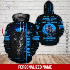Custom Blue June Guy Hoodie - photo 5