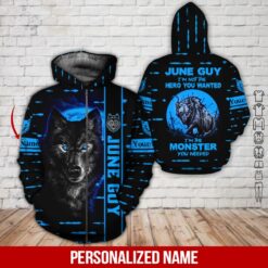 Custom Blue June Guy Hoodie - photo 6