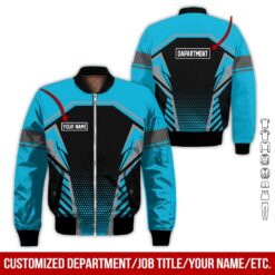Custom Blue Workwear Style Hoodie - photo 9