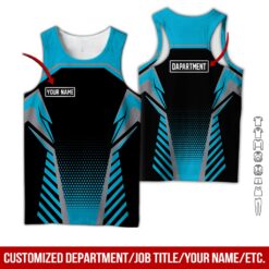 Custom Blue Workwear Style Hoodie - photo 8