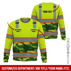 Custom Camo Heavy Equipment 3D Hoodie - photo 4