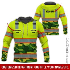 Custom Camo Heavy Equipment 3D Hoodie - photo 5