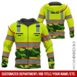 Custom Camo Heavy Equipment 3D Hoodie - photo 6